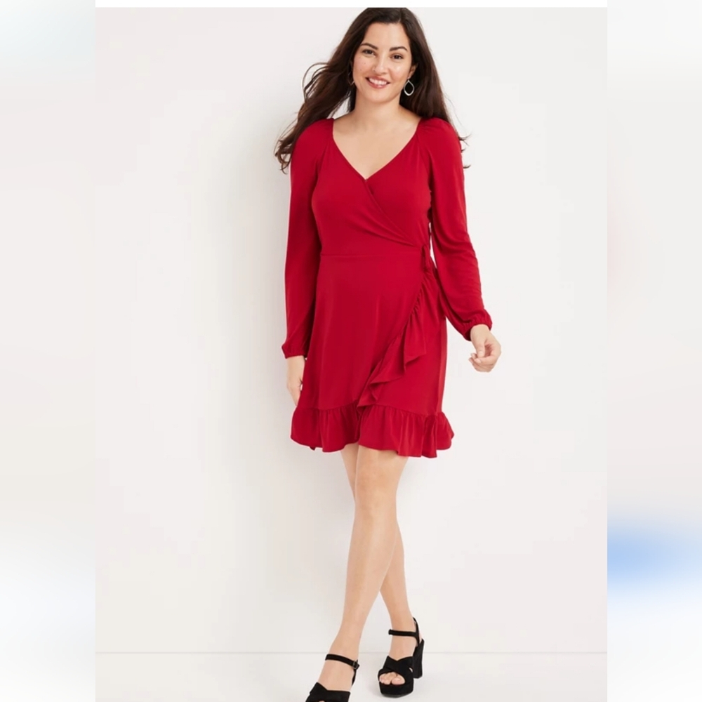 Sexy Silky Red Dress